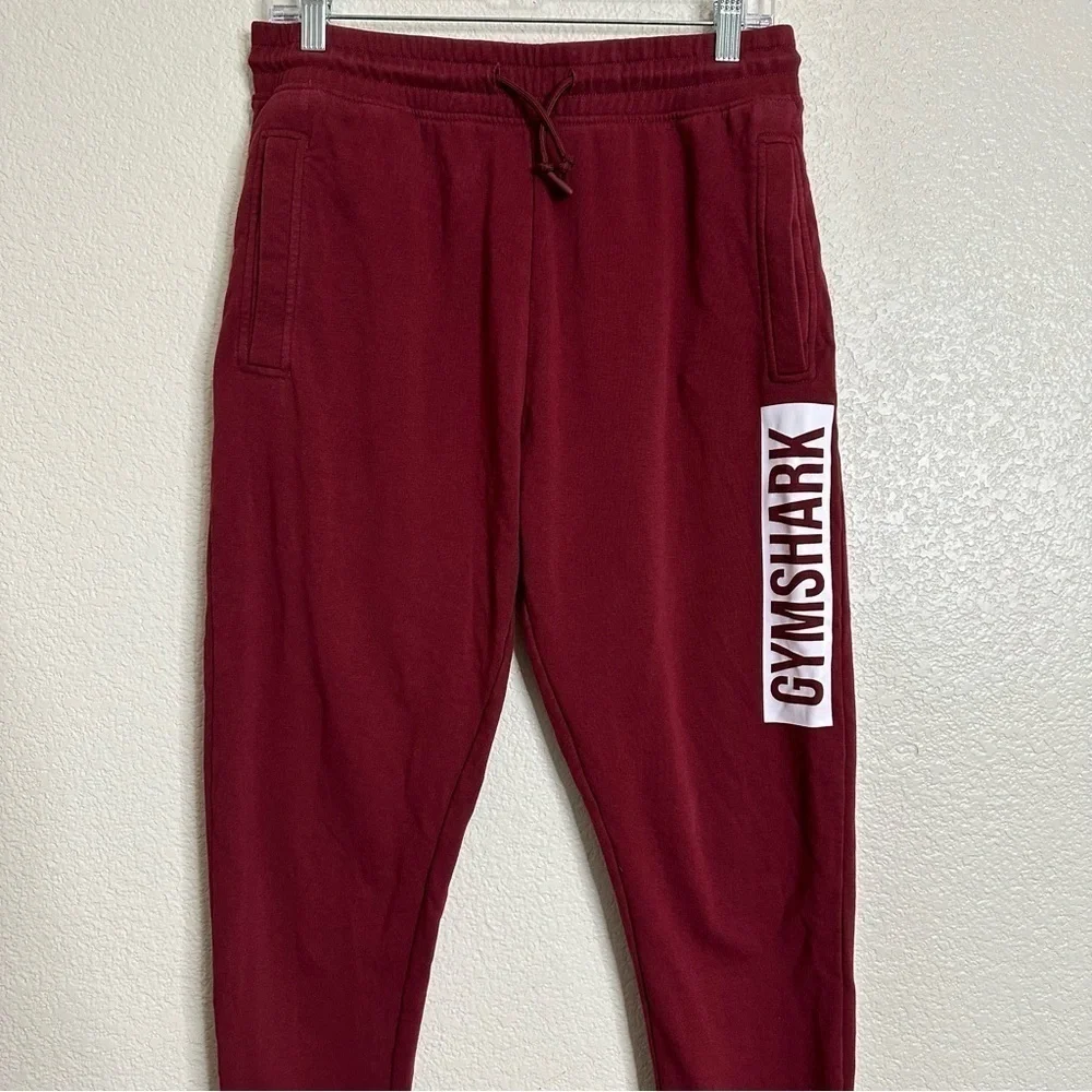 Gymshark Women's Maroon Athletic Jogger Pants, Sz Medium - Picture 2 of 11